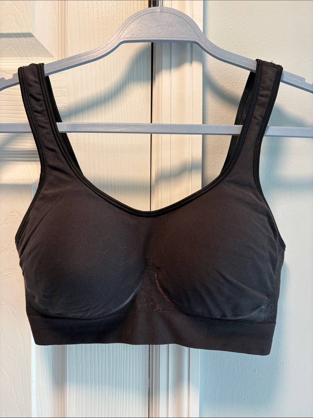 Bali Black Wireless Comfort Bra with Wide Straps